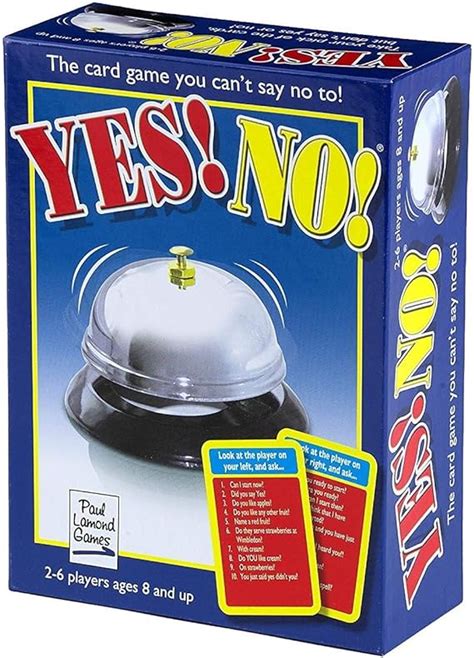 Yes No Card Game