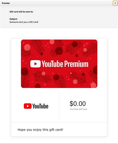 Youtube Premium Gift