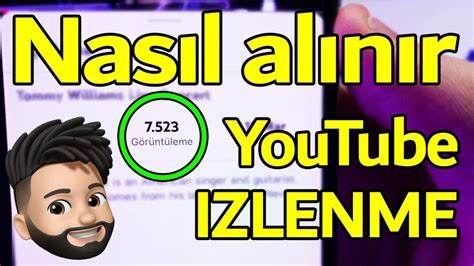 Youtube video izlenme sayısı