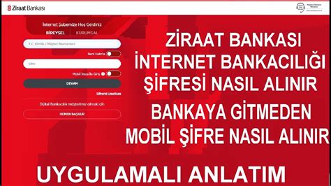 Ziraat bankası internet bankacılığı