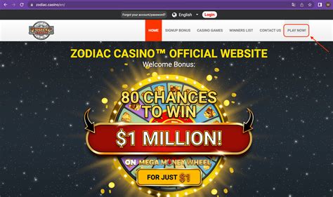 Zodiac Casino Registration